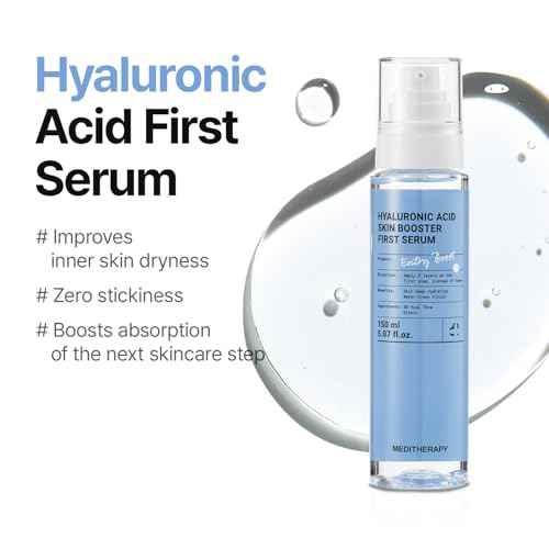 Meditherapy Hyaluronic Acid Serum XXL 150ml (5.07 fl.oz.) ? Ultra Hydrating Serum for Glowing Skin, Face Moisturizer, Non-Sticky, Anti-Aging & Wrinkle Care, Korean Skin Care