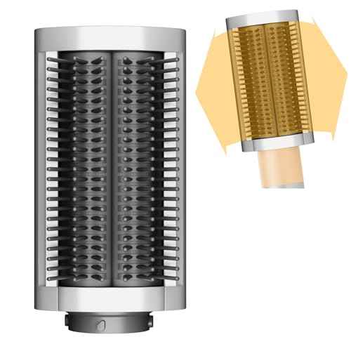 Firm Smoothing Brush for Dyson Airwrap, Hair Stying Drying Comb for Frizee-Prone Hair to Smoothing and Straight, Replacement Attachment for Part No.971892-08