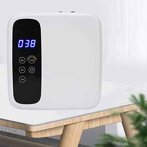 LED Display 15600mAh 72W Nail Lamp Gel Nail Polish Dryer, Quick Drying, Infrared Induction, 10s Drying, Streamlined Design (US Plug)