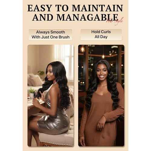 TRIIPPY Real Raw Cambodian Natural Wavy Bundles Human Hair,100% Cambodian Raw Hair Sew in Weave Single Bundle,Triple The Lifespan Over Regular Virgin Hair Bundle,No.1 Raw Hair Brand On Amazon(20 Inch)
