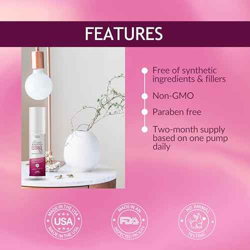 BIOLABS PRO Estri Cream - Bioidentical E3 Cream - Menopausal Support for Women - 5mg E3 Per Dose - Two Month Supply - 3oz