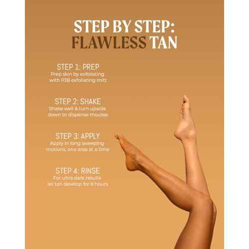 PETAJANE Ultra Dark Tanning Mousse, 7 Fl Oz, Pack of 2