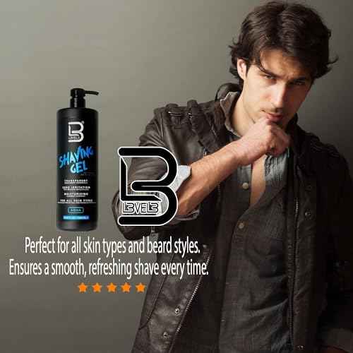 Level 3 Shaving Gel - Straight Razor Shave Gel - Non-Irritating - Refreshing Smell L3 - No Hot Towel Necessary - Level Three Razor Gel