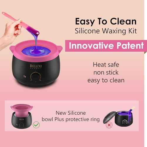 Premium Waxing Kit for Sensitive Skin ? Painless Hard Wax Beads, Safe Wax Warmer, Pre/Post Care Spray, Salon-Grade Results at Home for Face, Bikini, Brazilian & Full Body