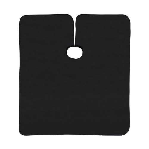 Cricket Static Free Haircutting Cape for Professional Stylist Salon Barbershop Hairdresser Anti-Static Cape for Haircuts, Adjustable Snap Neck Closure, Black