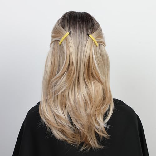 14pcs Hair Barrettes Set for Women and Girls, Hair Clips for Thick Thin Fine Hair, Non-metal Hair Accessories, Non-Slip Grip Handmade Snap Hairpin, BPA Free, Made in KOREA
