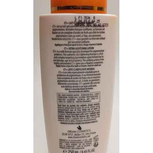 CT+ Clear Therapy Extra Lightening Skin Cream 6.76 & Lotion 8.45oz & Soap 6.17oz & Serum 2.37oz & Liner101 LPS40 Pencil & Sample Fragrance