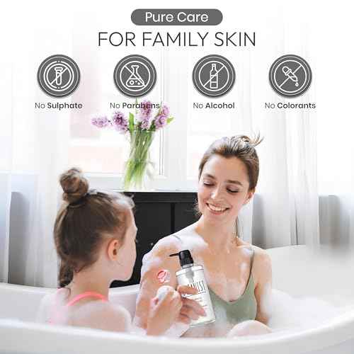 Botanist Natural Body Wash for Women, Mens Full Body Wash for Sensitive Skin by Squalane, Shea Butter& Aloe Vera, Sulfate Free Shower Gel & Bath Soap from Japan 16.5 Fl Oz 2EA Cassis & Leaf Green