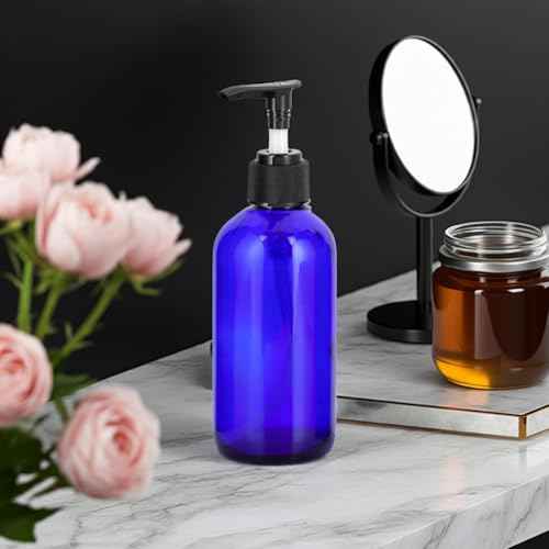 28/410 Black Ribbed Lotion Soap Pump Two Toned Top Closure, 9.625 inch dip Tube Length (96 Pack)