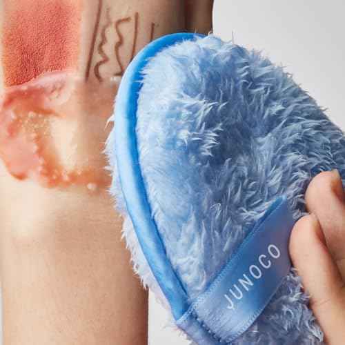 JUNO & Co. Reusable Makeup Remover Pad, Washable Face Cleansing Pad Blue
