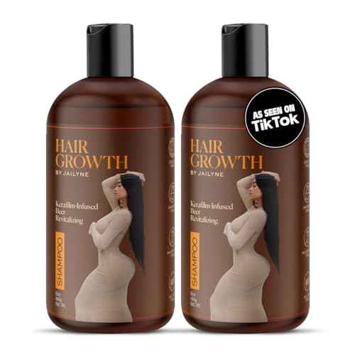 Hair Growth Shampoo by Jailyne Ojeda ? Biotin & Keratin-Infused Formula for Thicker, Fuller Hair ? Nourishing Solution for Hair Growth & Scalp Health ? Made in USA