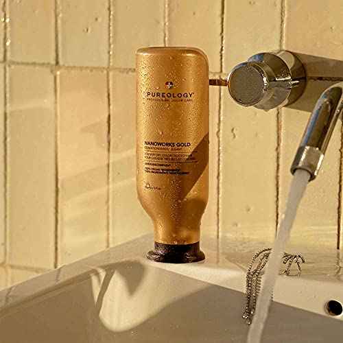 Pureology Nanoworks Gold Conditioner - For Very Dry and Color-Treated Hair, Restores & Strengthens Hair, Sulfate-Free & Vegan