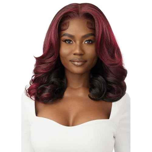 Outre Lace Front Wig - Perfect Hair Line 13X6 - ReevaWig (OFF BLACK 1B)