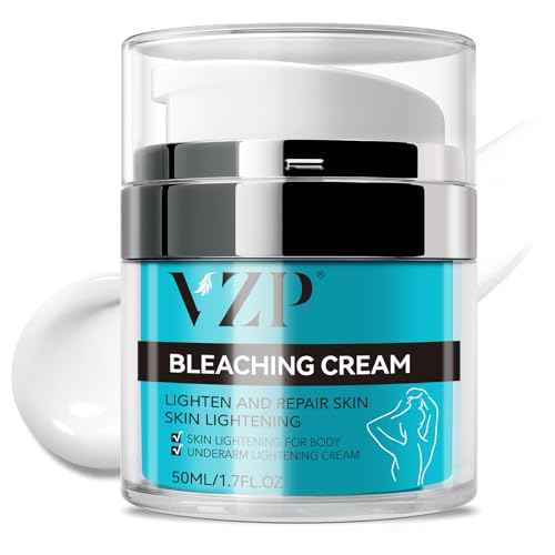 Skin Bleaching Cream, Skin Lightening for Intimate Areas, Moisturizing Cream Contain Vitamin C for Underarm, Armpit, Knees, Elbows, Inner Thighs and Bikini Area (1.7 Fl Oz)