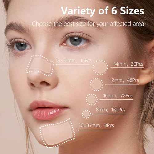 324pcs Acne patches,Pimple Patches Storage Boxes,Tea Tree Oil, Salicylic Acid-Large Pimple Patch for Face Acne Patches Large, Hydrocolloid Acne Dots for Acne - Zit Patches