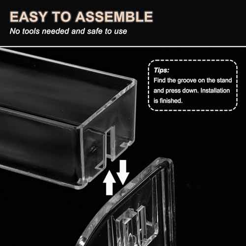 Nail Polish Organizer Clear Acrylic Eyeglasses Display Holder Essential Oil Storage Rack Makeup Stand Tray - 6 Layer