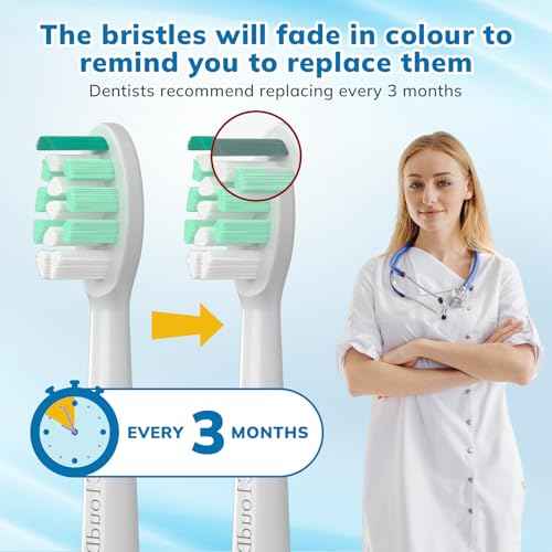 Replacement Toothbrush Heads Compatible with Philips Sonicare£º16 Pack Soft Replacement Electric Brush Head for 4100 5100 6100 HX9023/65 W Optimal Control Snap-on System (White)