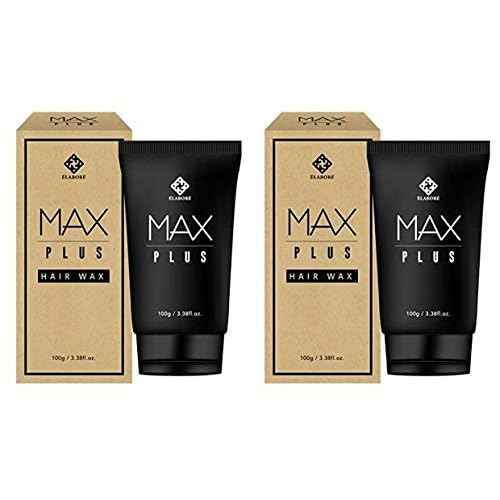 Elabore 2 Pack MAX Plus Hair Wax 3.38 fl.oz/100ml (Men's Hair Styling Wax)