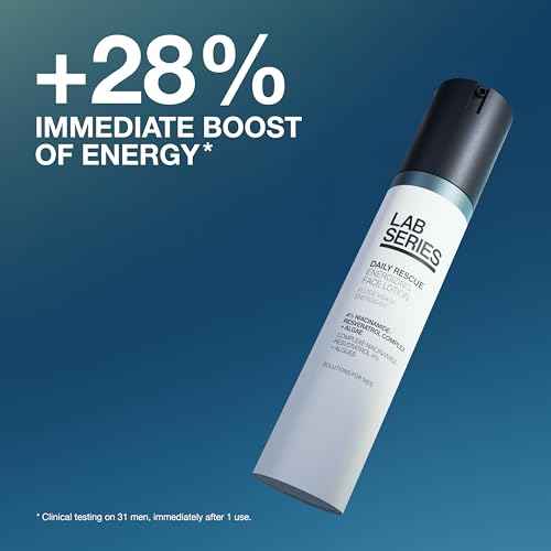 Lab Series Men's Daily Rescue Energizing Face Lotion - Face Cream Moisturizer - Anti Aging, Hydrating & Moisturizing - Skin Care for Men