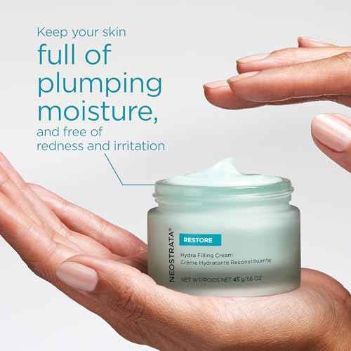 NEOSTRATA Hydra Filling Cream Anti-Wrinkle Concentrate with Hyaluronic Acid Non-Comedogenic, 1.6 oz.