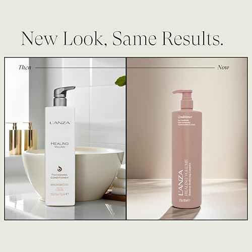 L'ANZA Healing Volume Thickening Conditioner, Boosts Shine, Volume, and Thickness of Fine Flat Hair, Rich With Bamboo and Keratin, Luxury Hair Care