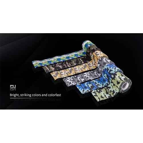 Grip Tape 12Pcs Self-Adhesive Bandage Cohesive Elastic Wrap for Tattoo Pen Machine Accessories