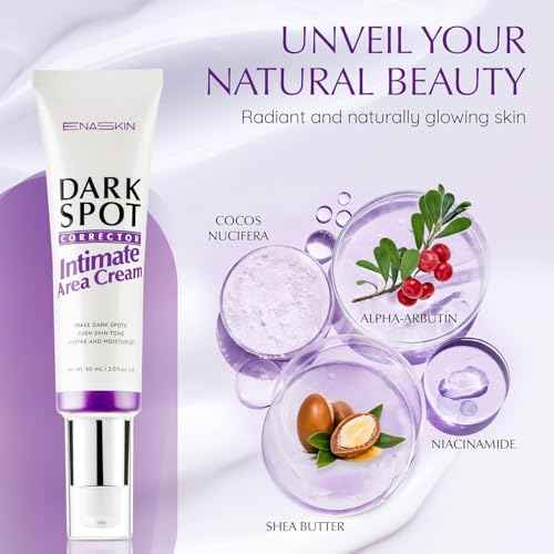 EnaSkin Dark Spot Remover Cream for Intimate Parts: Skin Bleaching Cream Dark Spots Corrector for Face and Body, Underarm, Inner Thighs, Bikini Area, Elbows & Knees - 2 Fl Oz