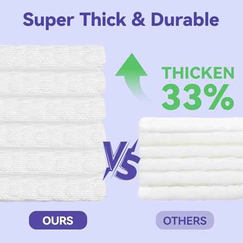 Disposable Face Towels, 10"¡¿12" XL Face Towelette Disposable, Soft Makeup Remover Dry Wipes, Thick Facial Tissue for Women Cleansing, Skin Care, 50 Count (2 Pack)