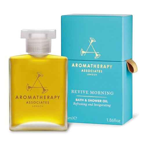 Aromatherapy Associates Revive Morning Bath and Shower Oil ? Hydrating Oil with 3 Essential Oils to Refresh Mind, Body, and Spirit (1.86 oz)