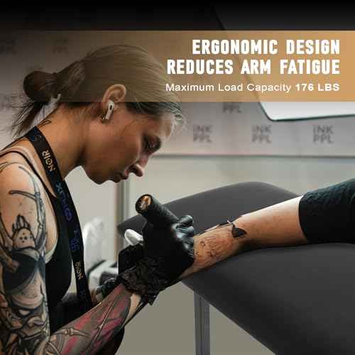 Tattoo Arm Rest£¬Large Tattoo Armrest£¬Height & Tilt Adjustable Tattoo Arm Rest Stand£¬Thickened Soft Sponge Lining£¬Suitable for Arm Rest of Professional Tattoo Artist£¬Tattoo Studios