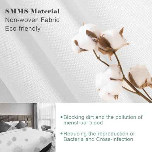 4 Pack Disposable Bed Sheets - Queen Size with Quilt Cover and Pillowcase, Travel Essentials for Hotel, Cruise