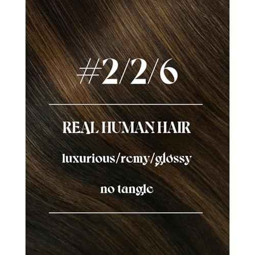 Sunny Hair Sew in Hair Extensions Real Human Hair Balayage Weft Hair Extensions Human Hair Dark Brown Balayage Light Brown Human Hair Weft Extensions For Women Real Hair 20inch 100g