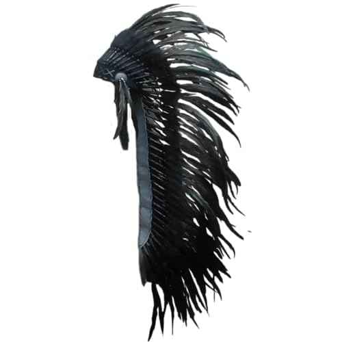 Theworldoffeathers Extra Long Feather Headdress - Indian Headdress Inspired - Headdresses