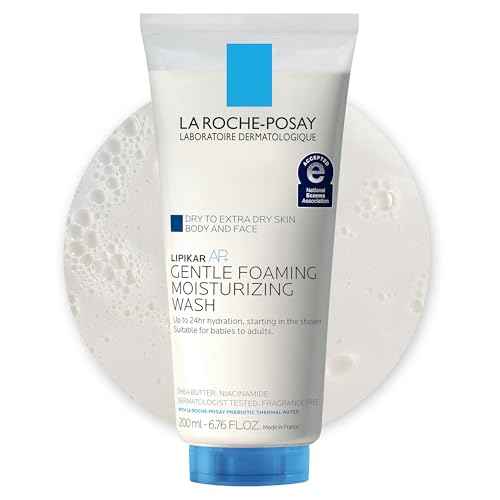 La Roche-Posay Lipikar AP+ Gentle Foaming Moisturizing Wash, Shea Butter + Niacinamide + Glycerin, Moisturizing Body Wash For Dry Skin, National Eczema Association Accepted, Dermatologist Tested?