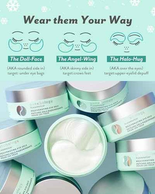 Patchology Rejuvenating Under Eye Patches for Puffy Eyes, Dark Circles & Wrinkles, Undereye Gel Patches with Caffeine & Collagen, Christmas Gifts for Women & Stocking Stuffers for Teens (30 Pairs)