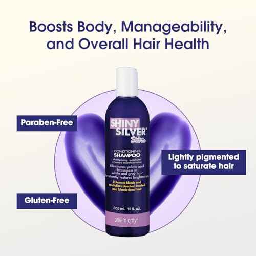 Shiny Silver Shampoo Ultra Conditioning 12 Ounce (354ml) (3 Pack)