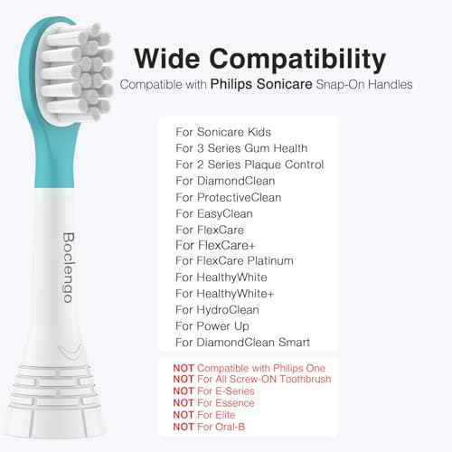 Kids Replacement Heads for Philips Sonicare Kids Toothbrush Heads, for Phillips Sonic Care Kid Small Brush HX6032/94, HX6340,Soft Compact Brush Head for 3-7 Child,6 Pcs Blue