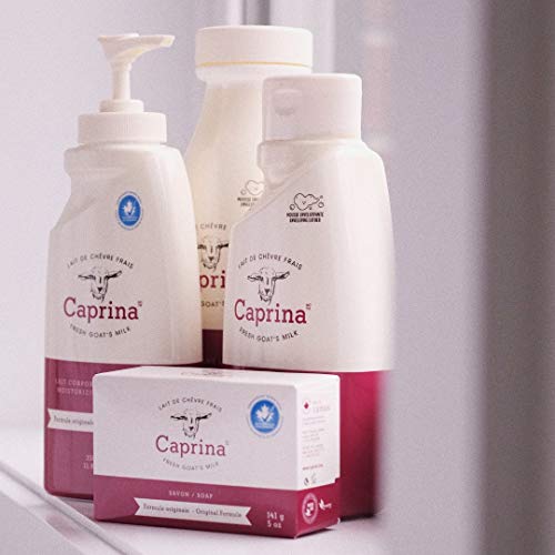 Caprina by Canus Fresh Goat's Milk Soap Bar, Cream, Original Formula, 5 Ounce, (Pack of 1)