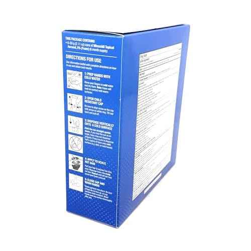 Kirkland Signature Hair Regrowth Treatment Minoxidil Foam for Men, 2.11 oz, 6 Count (6 Month Supply)