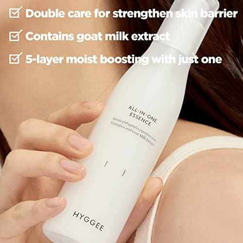 All in One Essence - Moisturizing Face Gel Lotion for All Skin Types - Probiotics & Hyaluronic Acid - Fresh and Soft Formula - Skin Irritation Free, 3.71 fl.oz.