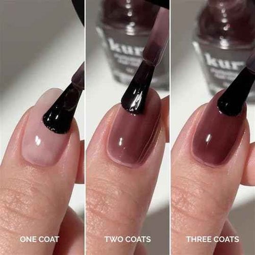 LONDONTOWN Perfecting Nail Veil, Sheer, Buildable Nail Tint Plus Nail Strengthener, Hydrates & Conditions Nails, #10 Cherry Cola, 0.4 Fl Oz