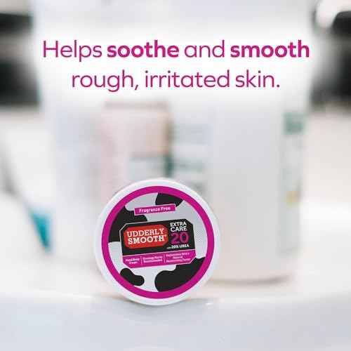 Udderly Smooth Extra Care Hand/Body Cream with 20% Urea, Replenishing, Fragrance Free, 8 OZ - 3 Pack