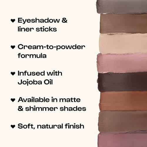 ALLEYOOP 11th Hour Waterproof Cream Eyeshadow Stick ? Long-Lasting Eye Shadow Pencil & Eyeliner, Cream to Powder Stick & Highlighter ? Smudge-Proof Eyeshadow Shimmer, Plum Up Shimmer