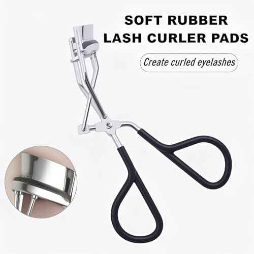 80Pack Fit for Tweezerman Eyelash Curler Refills,High Elasticity Silicone Replacement Pad Compatible with Tweezerman Eyelash Curler,Gentle & Safe,Use with Eye Lash Curlers.