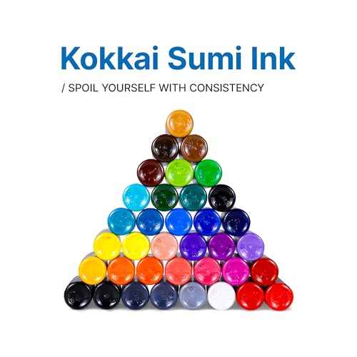 Tattoo Ink, Premium Quality, Precision Medium Viscosity, Rich Hue, Quick Healing, Acrylic-Free, Water-Based, Ready-to-Use Ink for Precision Tattooing (12 Color Pack, 0.5 oz)