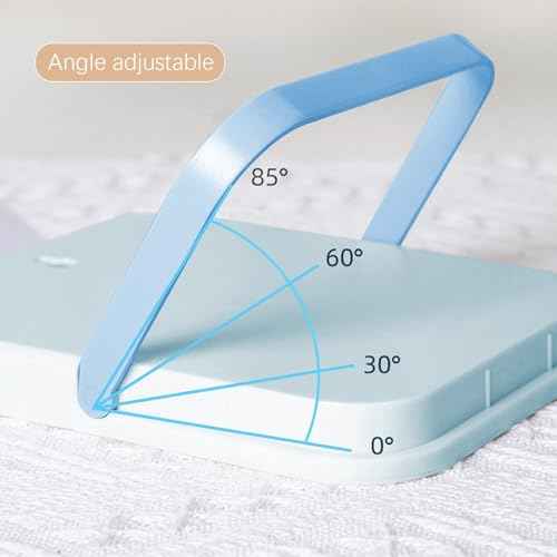 Desk Mirror, 6.7 Inch Vanity Mirror, Makeup Mirror with 1-Hanging Port, 1 Travel Makeup Mirror with U-Shaped Bracket for Makeup Desk £¦ Dressing Room (Green)