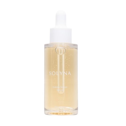 SOLYNA Golden Sunset After-Sun Hydrating Face Serum 30ml – Lightweight Korean Skincare with Hyaluronic Acid, Panthenol & Centella Asiatica (Cica) for Calm, Radiant Skin