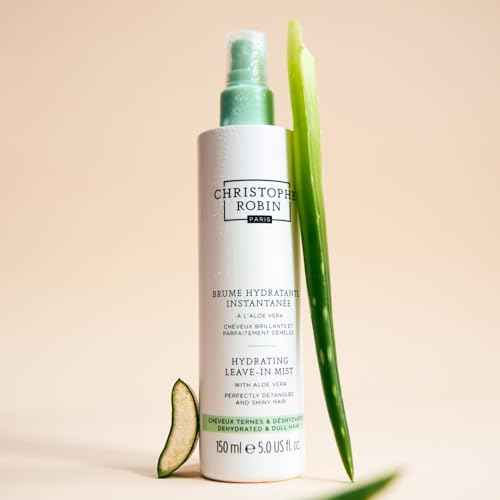 Christophe Robin Hydrating Leave-In Mist With Aloe Vera for Scalp and Hair - Detangles and Conditions 5 fl. oz
