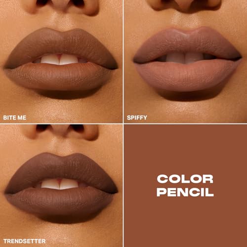 Morphe Color Pencil Bundle - Cream Lip Liner Pencil with a Zero-Tugging Formula - Effortlessly Lines, Defines & Shapes Lips - Trendsetter (2 Count)