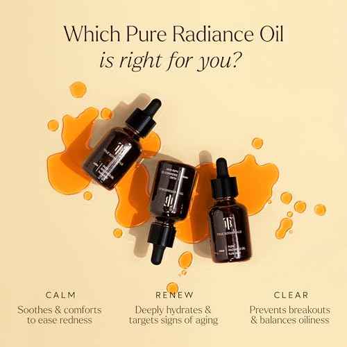 True Botanicals Calm Pure Radiance Oil | Treats Fine Lines & Wrinkles for Sensitive Skin | Anti-Aging Face Oil for Sensitive Skin and Redness | Dermatologist Tested, Non-Toxic, | (1 fl oz | 30 ml)